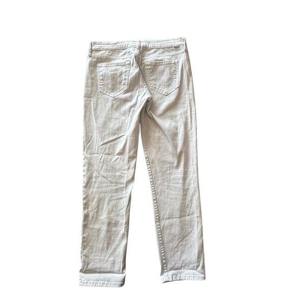 Mother Jeans The Dropout Glass Slipper Size 25 Cream Color - Picture 7 of 9